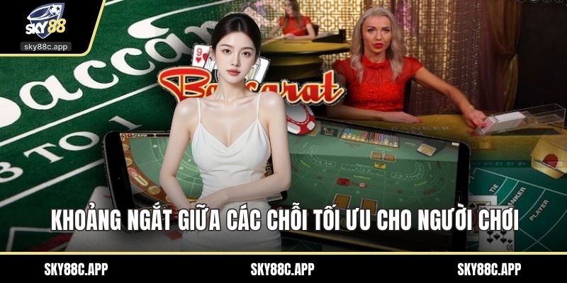 Khoảng ngắt giữa các chỗi tối ưu cho người chơi