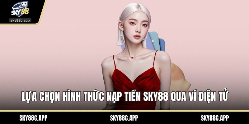 Lựa chọn hình thức nạp tiền Sky88 qua ví điện tử