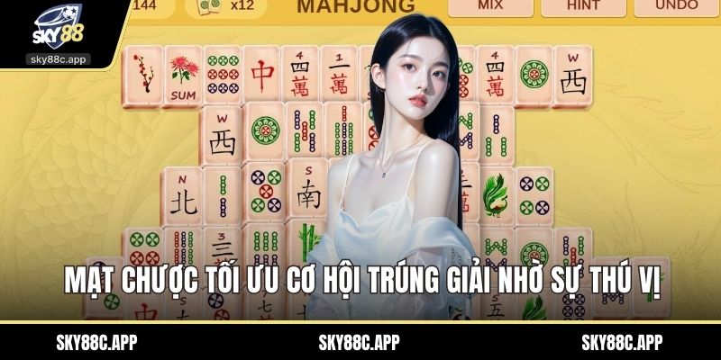 Mạt chược tối ưu cơ hội trúng giải nhờ sự thú vị