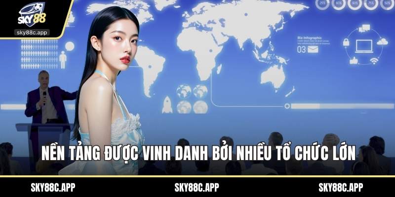 Nền tảng được vinh danh bởi nhiều tổ chức lớn