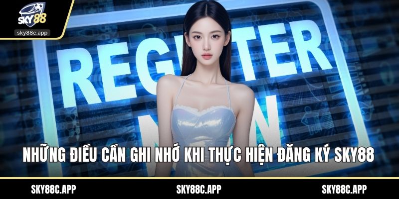 Những điều cần ghi nhớ khi thực hiện đăng ký Sky88 