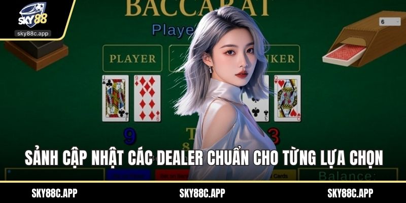 Sảnh cập nhật các dealer chuẩn cho từng lựa chọn